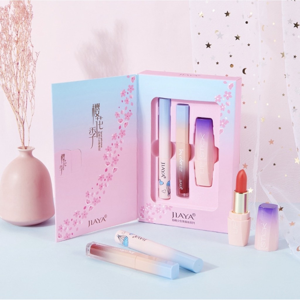 Set 6 cây son kem lì Joy Color Jiaya - SENDANA - Set 6 cây son kem tone màu cực tây và sang chảnh