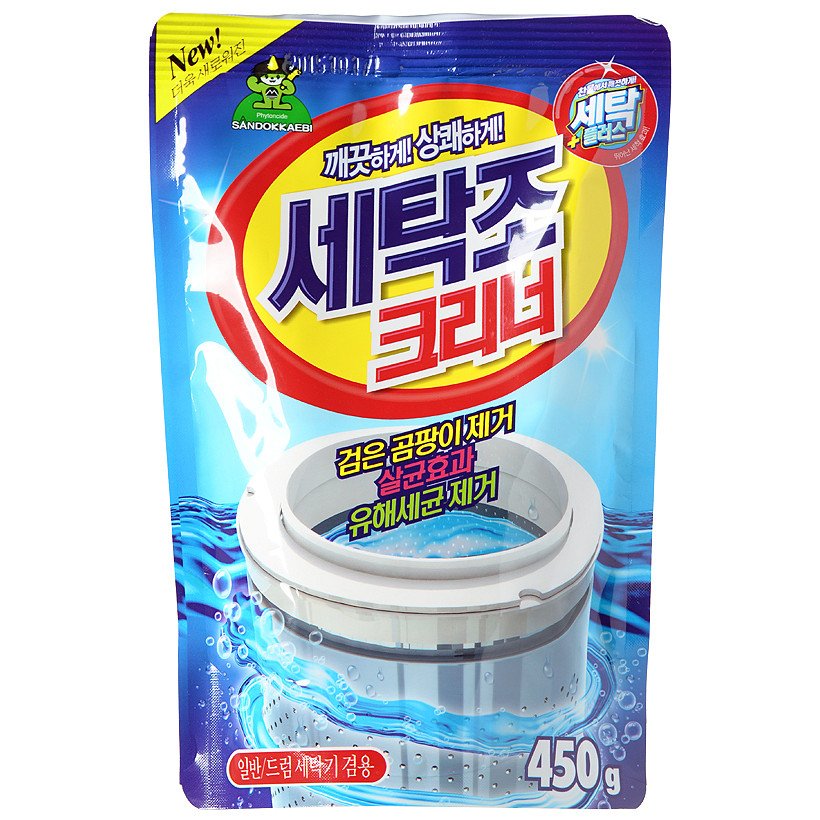 BỘ TẨY RỬA VỆ SINH LỒNG GIẶT HÀN QUỐC LOẠI LỚN 450g (LOẠI BỎ CẶN MÁY GIẶT)