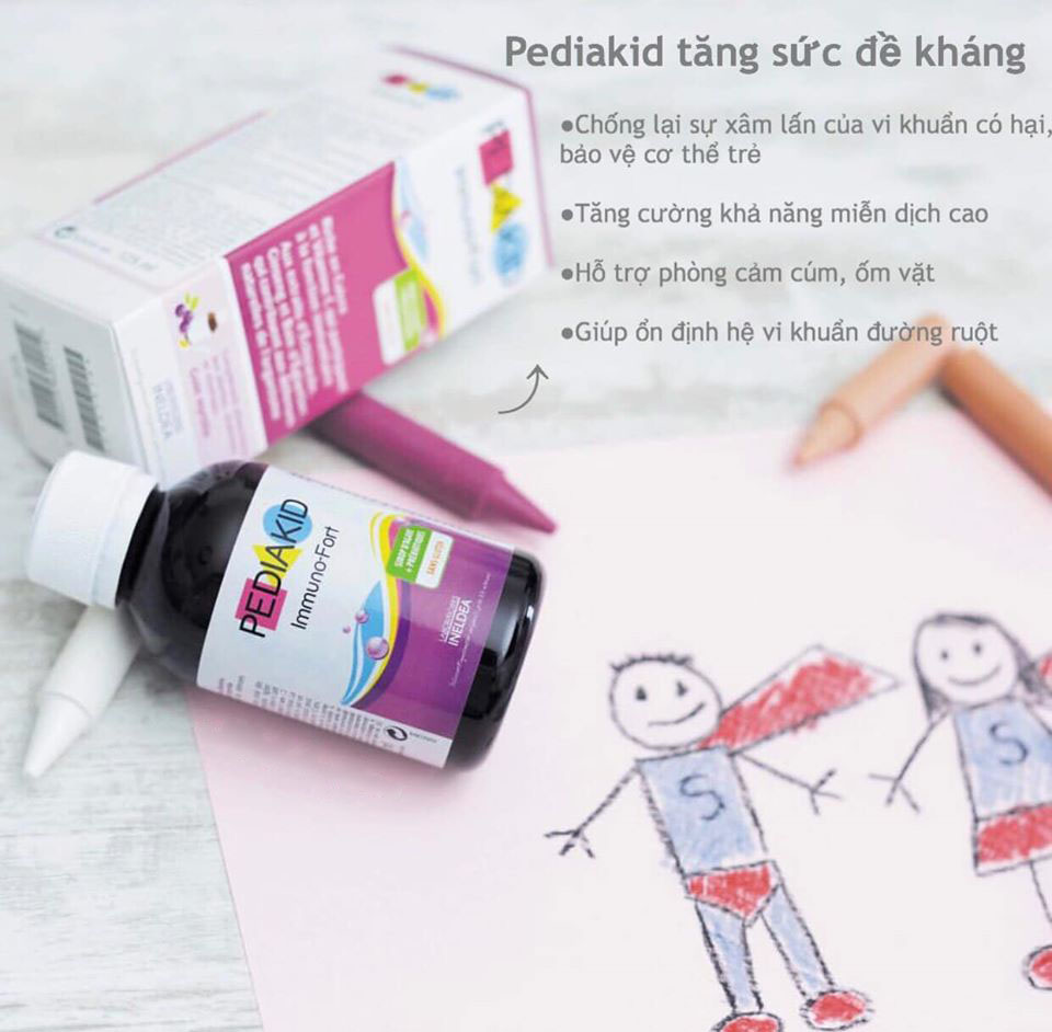 Siro Tăng Sức Đề Kháng Cho Bé Pediakid Immuno-Fort 125ml | Lazada.vn