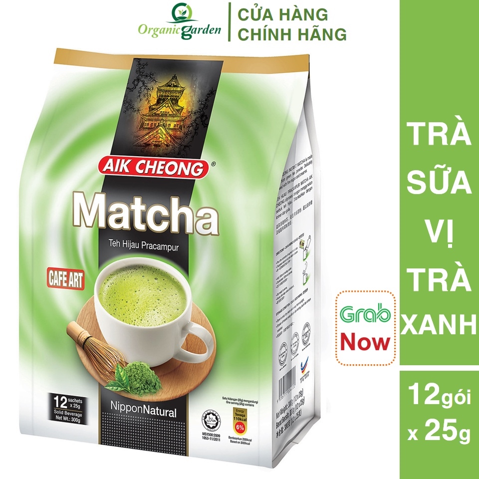 trà sữa teh tarik vị cổ điển aik cheong malaysia - teh tarik classic 3 in 1 - 600g (15 gói x 40g) 9