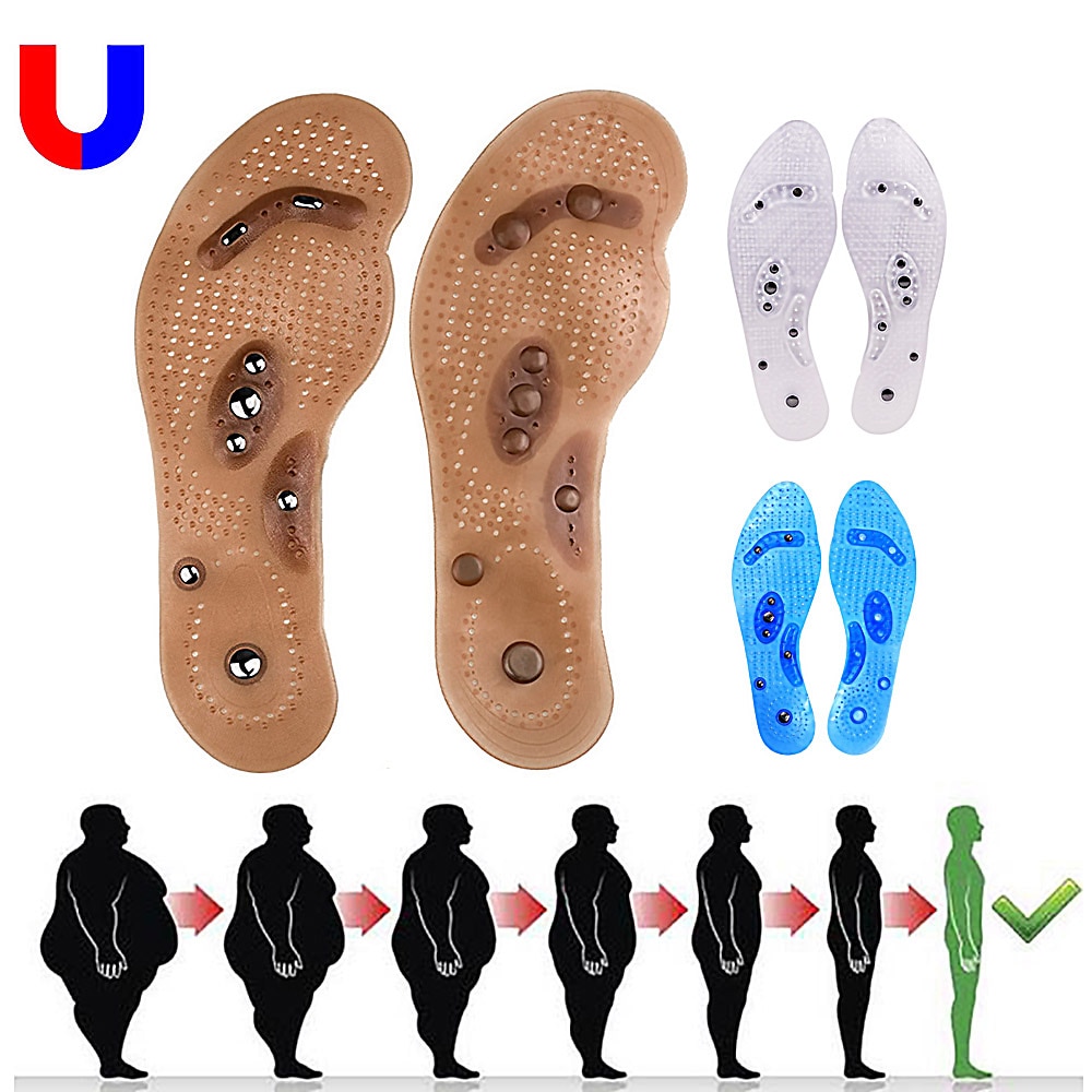Magnetic Massage Insoles for Slimming body Health Foot Shoe Relaxation  Gifts For Women Mat Pad Acupuncture Massaging Insole Sole