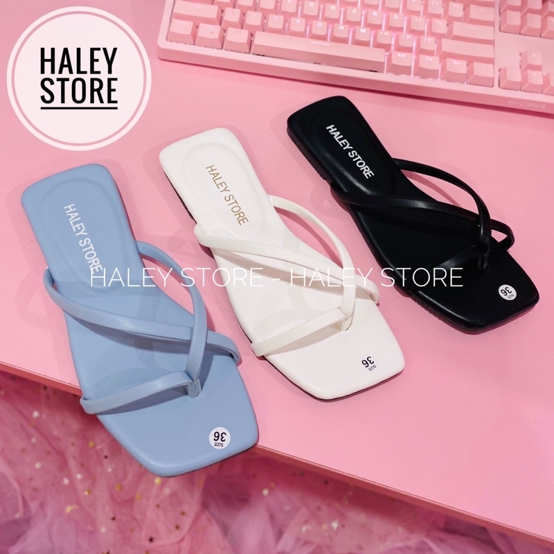 ๑ Dép nữ bệt dây quai chéo kẹp xỏ ngón đi chơi đi học đi biển đi trong nhà HALEY STORE