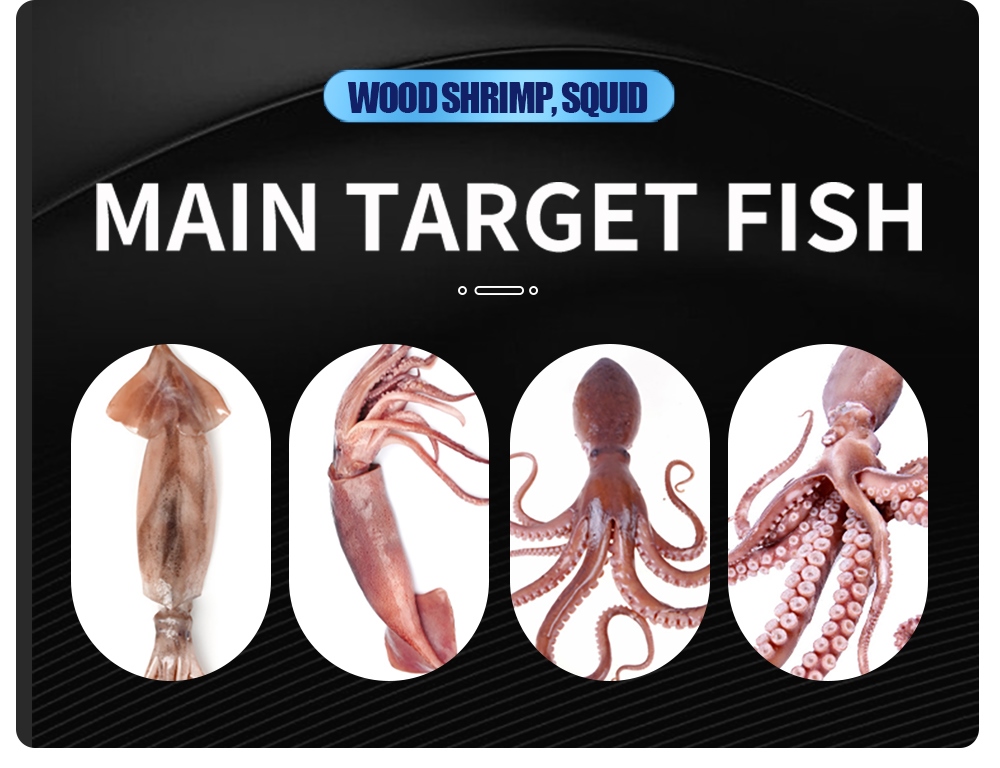 Sound Luminous Wood Shrimp Squid Hook Soft Foot Pseudoprawn