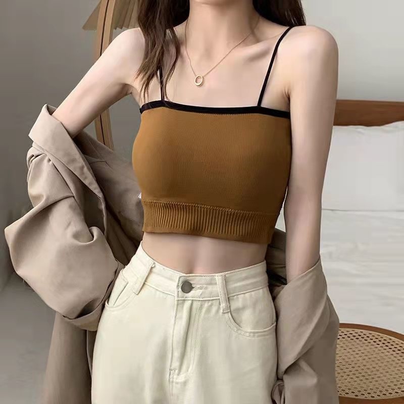 Han edition sports girl underwear female students show chest be small condole belt wrapped chest exposed them proof vest that wipe a bosom to wear outside 6