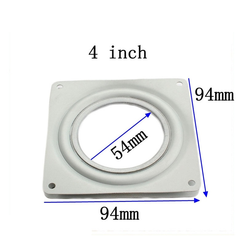 4 Inch Heavy Duty Lazy Susan Turntalbe Bearings Rotating Plate Swivel  Plates for Bookshelf Serving Trays