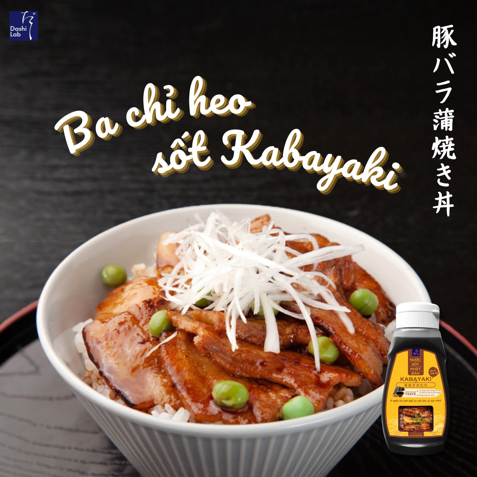 Nước Sốt Kabayaki Nhật Bản - Dashi Lab - 340g/chai