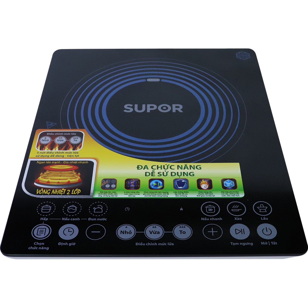 Bếp điện từ Supor CB36VN mặt chính diện